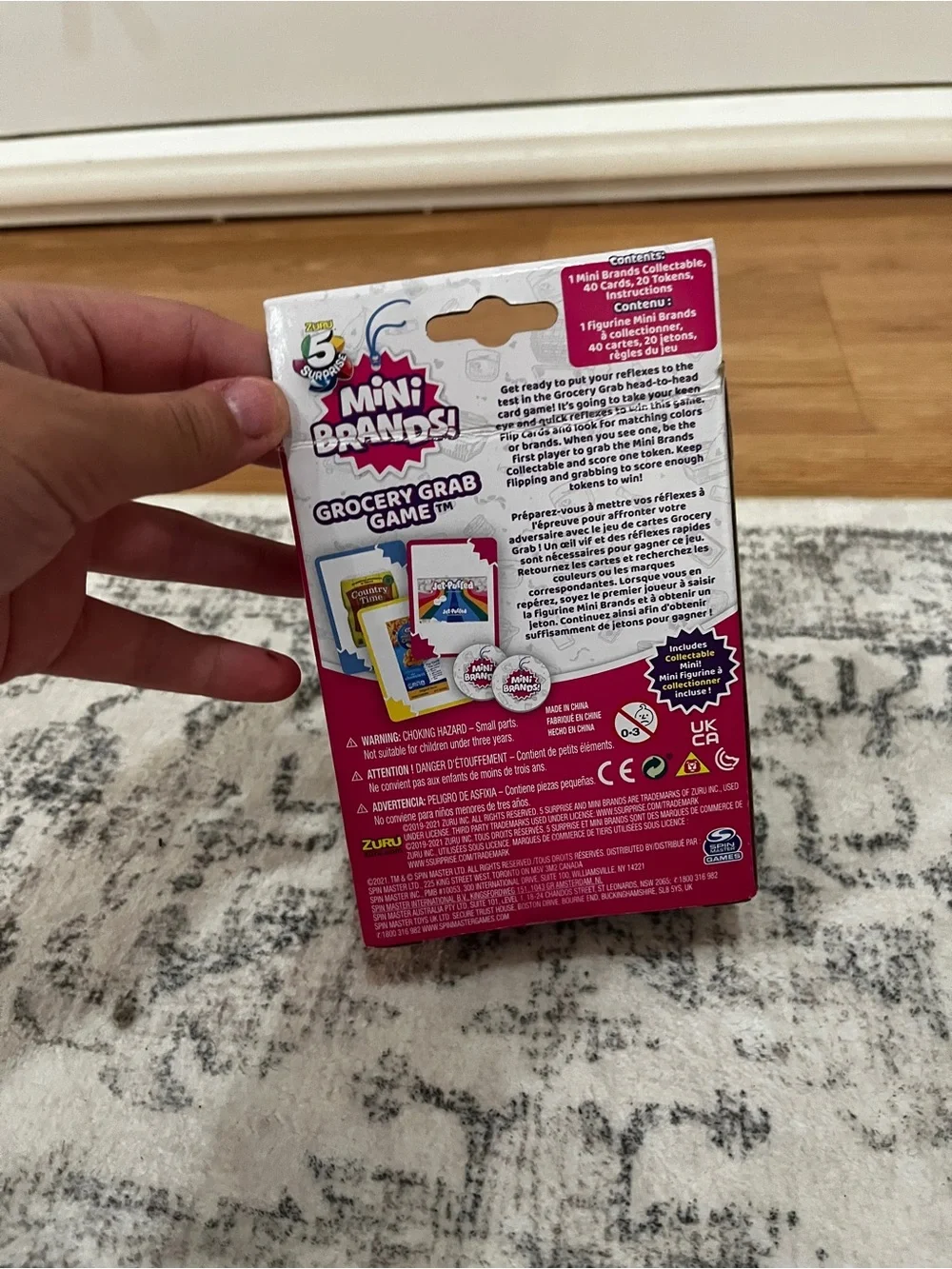 Mini brand card game